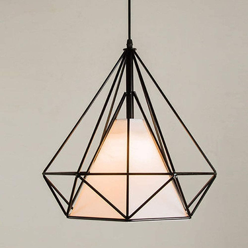 Miniatura: LAMPARA COLGANTE TRIANGULAR