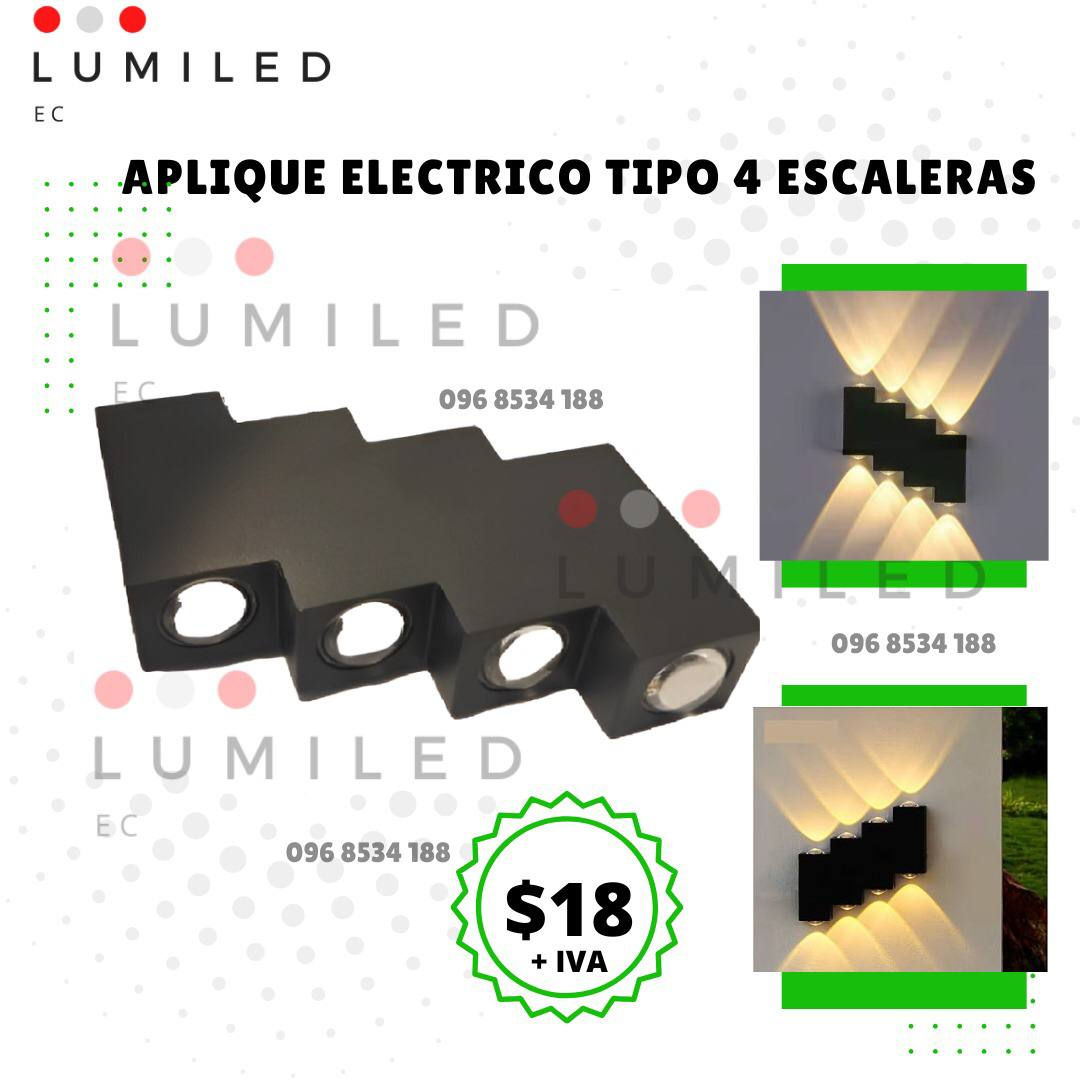 APLIQUE ELECTRICO TIPO 4 ESCALERAS
