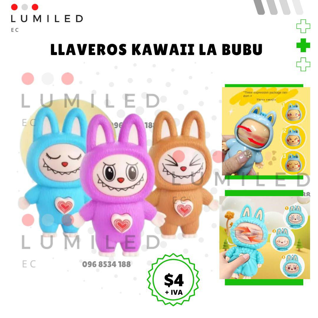 LLAVEROS KAWAI LABUBU