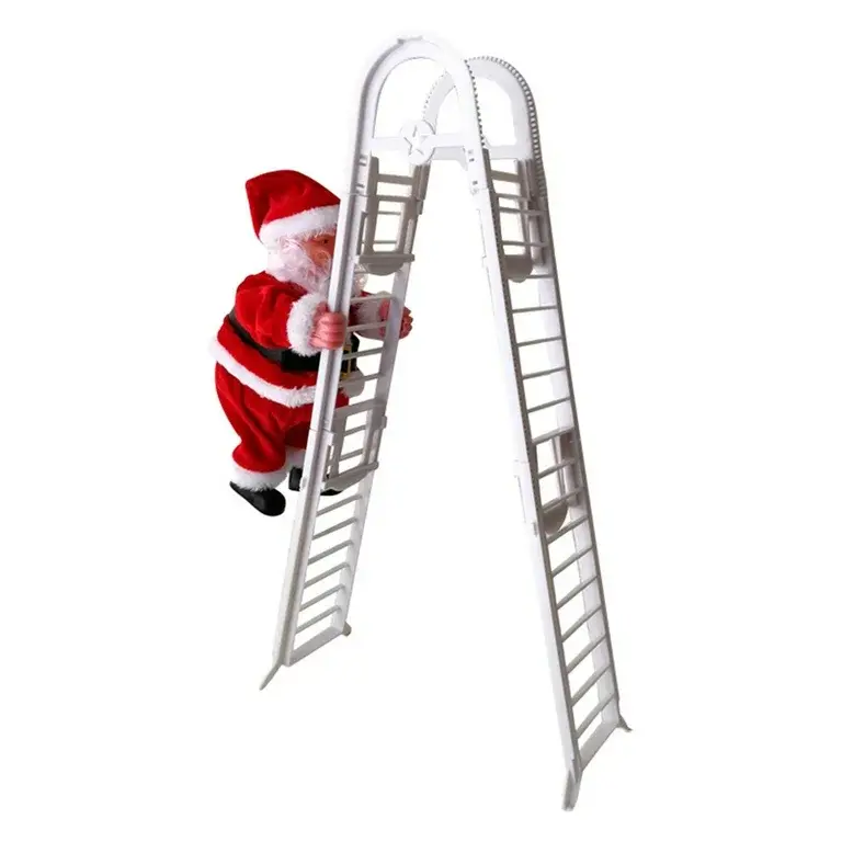 Miniatura: SANTA ACROBATICO ESCALERA