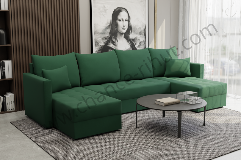 סלון פינתי נפתח למיטה דגם Kiwi U