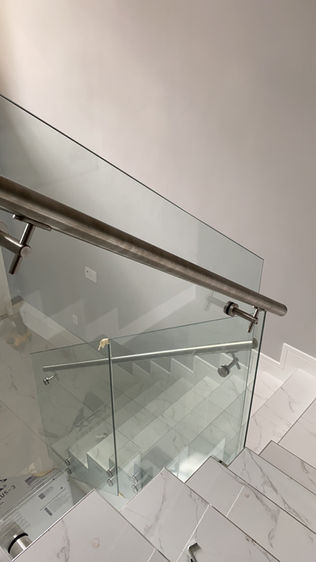 Custom glass and handrail for commercial and residential 