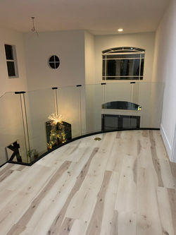 Glass railing pompano