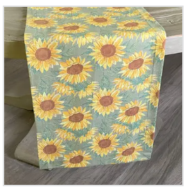 Sage sunflower runner.