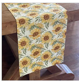 Sunflower table runner
