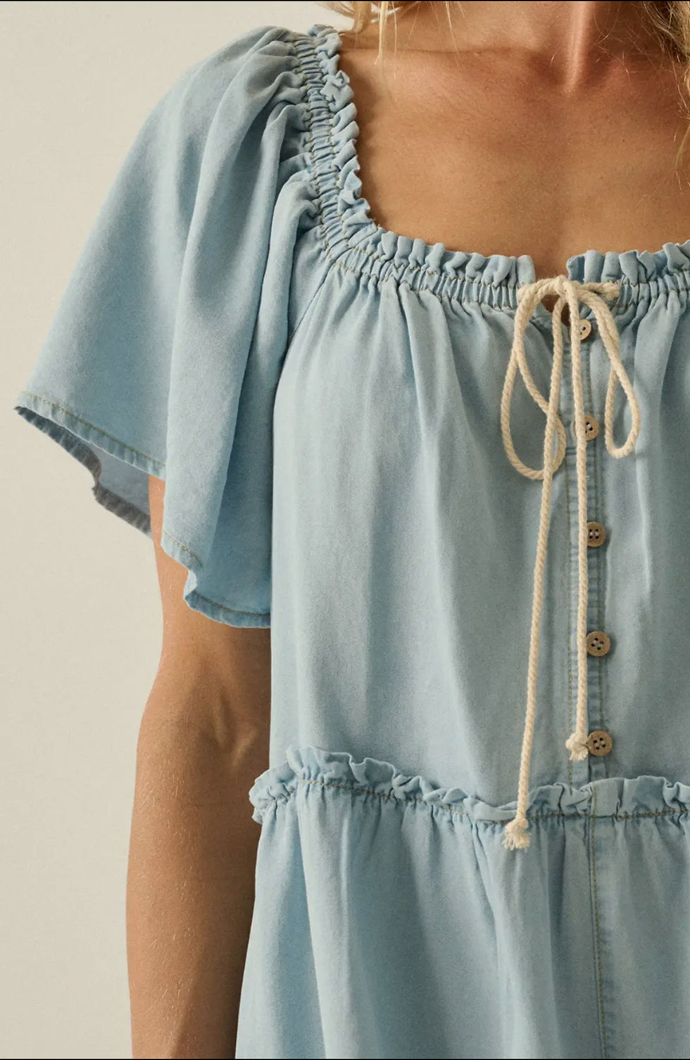 Thumbnail: Tencel Denim Romper