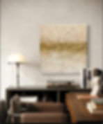 tableau dans un décor 