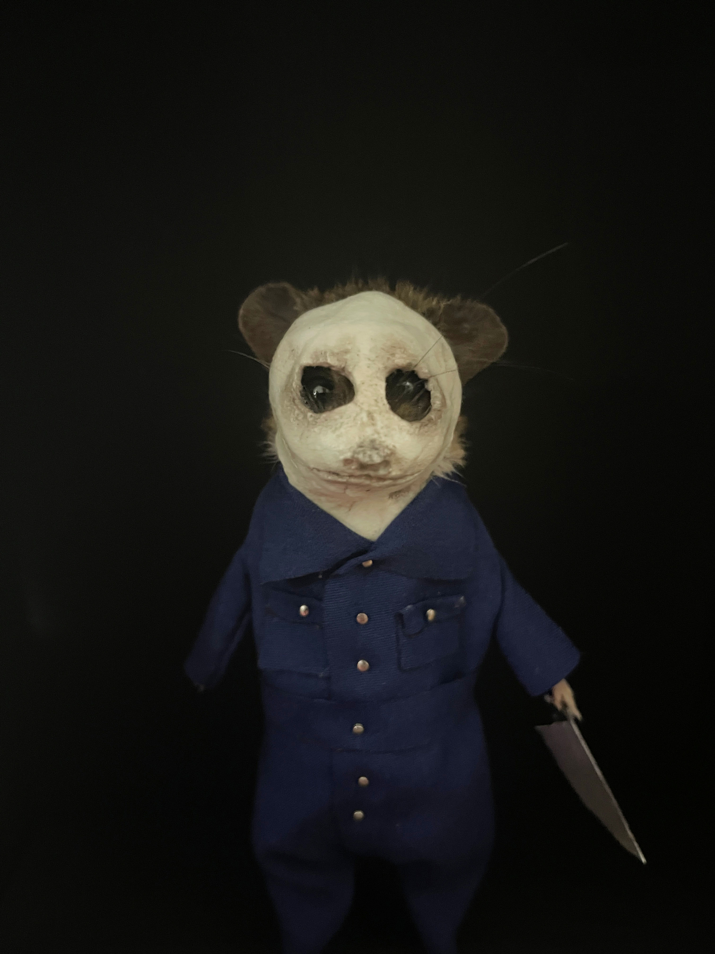 Michael Myers - Shadow Box Taxidermy Mouse - Halloween