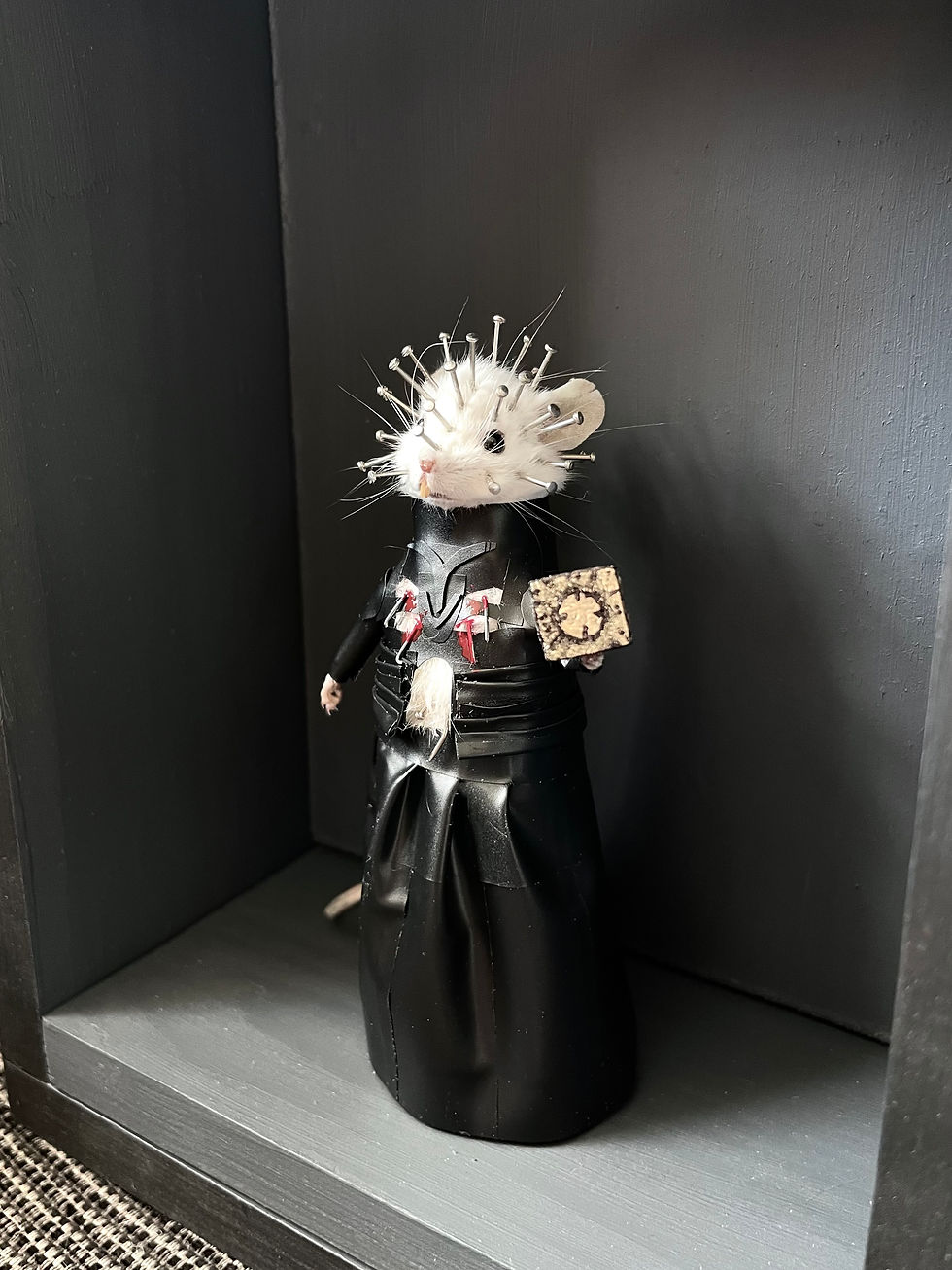 Thumbnail: Pinhead - Shadow Box Taxidermy Mouse - Hellraiser