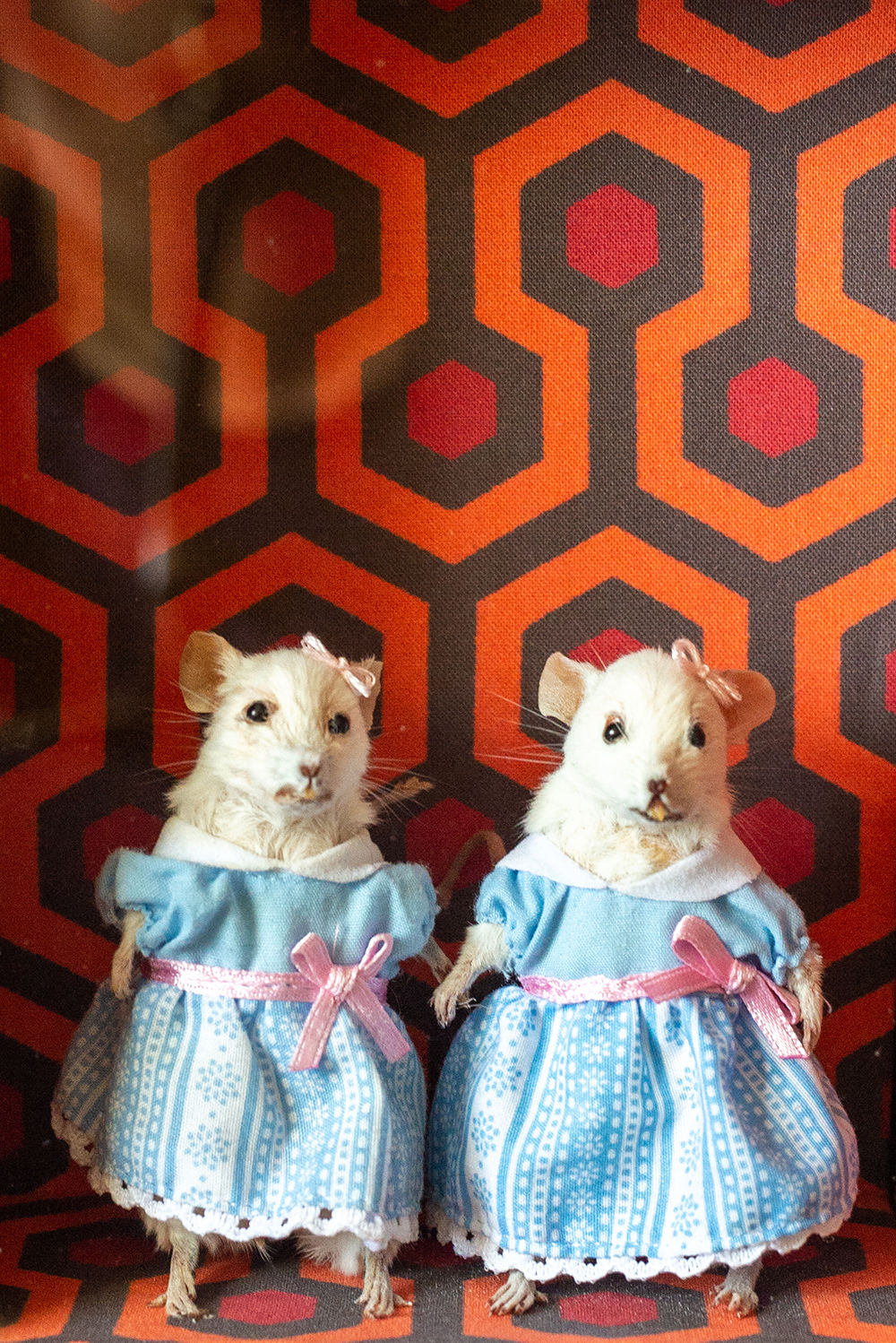 Grady Twins - Shadow Box Taxidermy Mouse - Shining - Stephen King