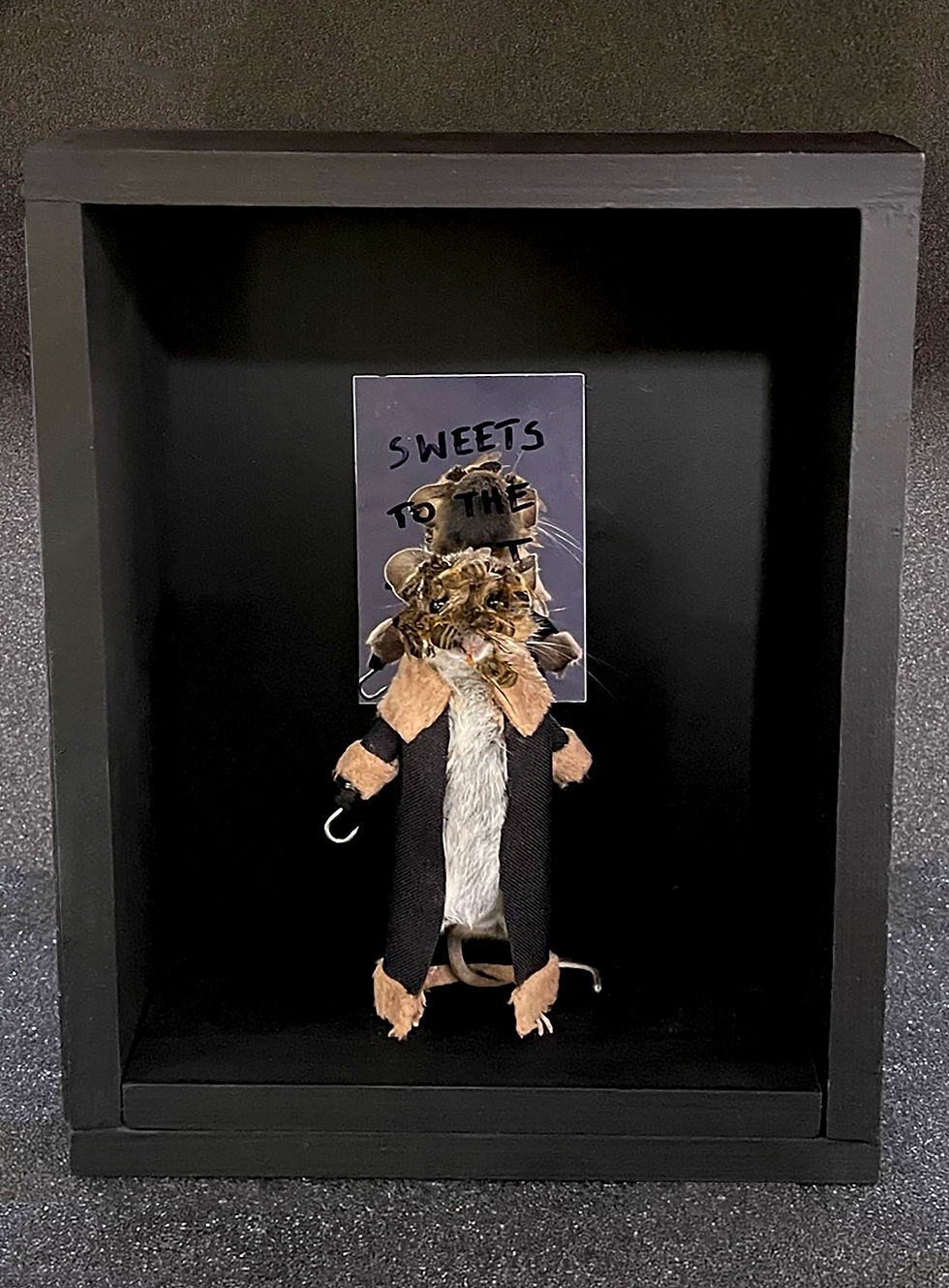 Thumbnail: Candyman - Shadow Box Taxidermy Mouse - Sweets to the Sweet