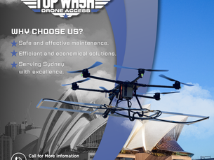 Transform Your Commercial Building Cleaning with Top Wash Drone Access Sydney!