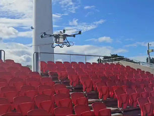 DCI Drone in action at Football Stadium