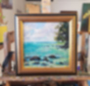 Shallow Beach (10" x 10")