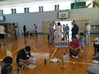 【2023.07.30】島田市女性議会&三町合同避難所運営訓練(初倉中にて)