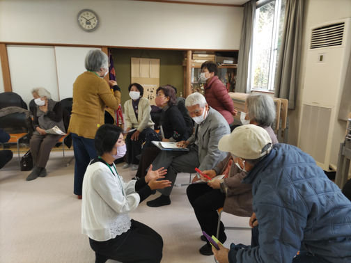 【2024.01.22】「阿知ケ谷公会堂」でまちなか保健室を開催しました!