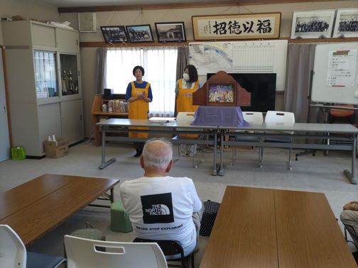 【2024.09.05】初倉色尾「むつみ会」での紙芝居!