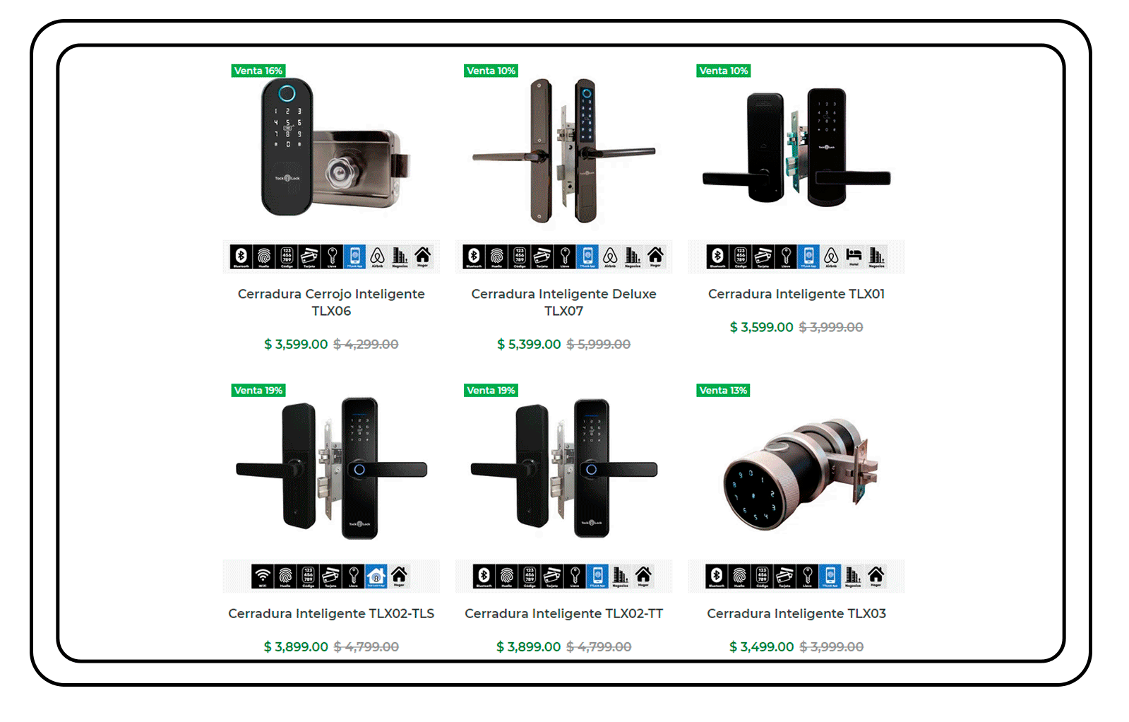 Diseño Web en Shopify, tienda en línea para Tock Lock, empresa dedicada a la venta de cerraduras inteligentes. Diseño Web en Monterrey, Tienda en línea en Monterrey, Ecommerce en Monterrey, Ecommerce en Mexico, Diseño de Paginas Webs en Mexico, Tienda en linea en mexico.