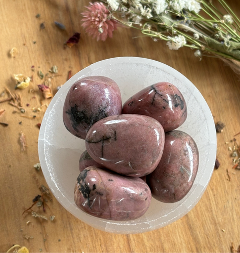 Dark Rhodonite (A Grade) | Tara Astrology