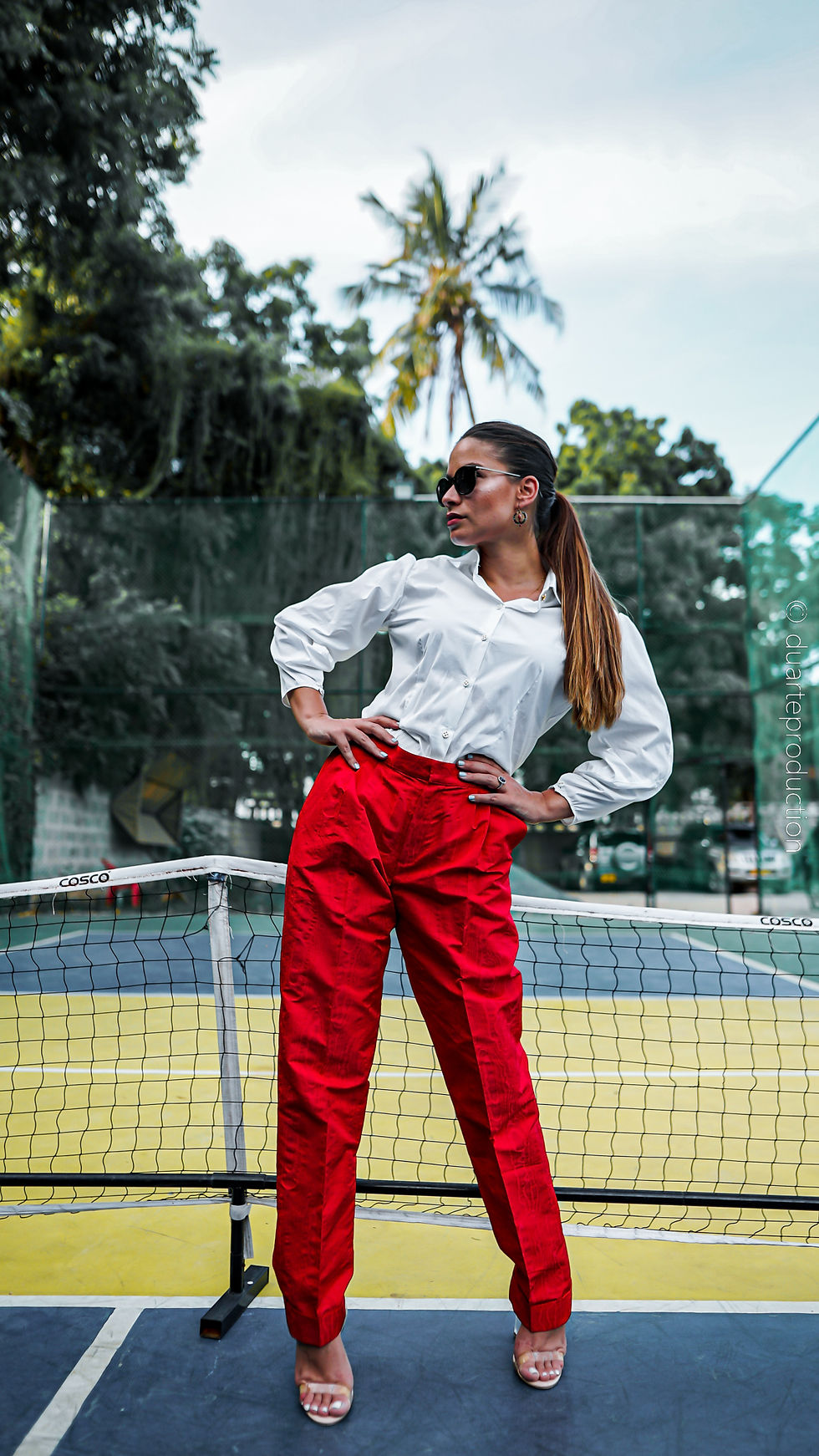 Camisa manga con cortes