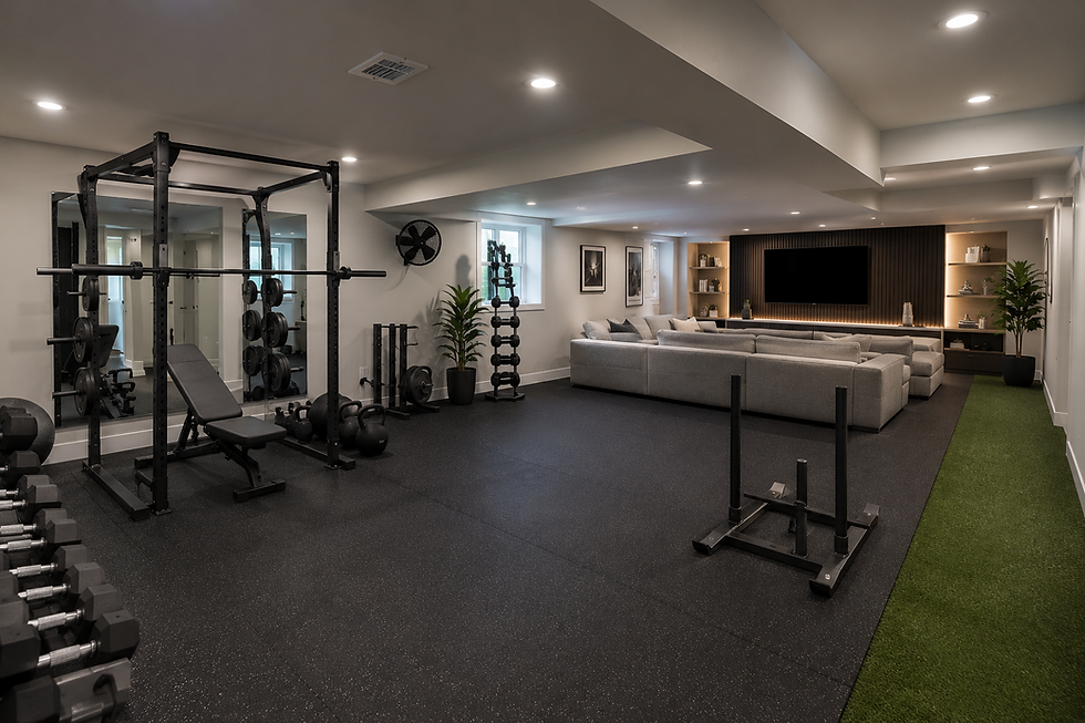 multi use basement space