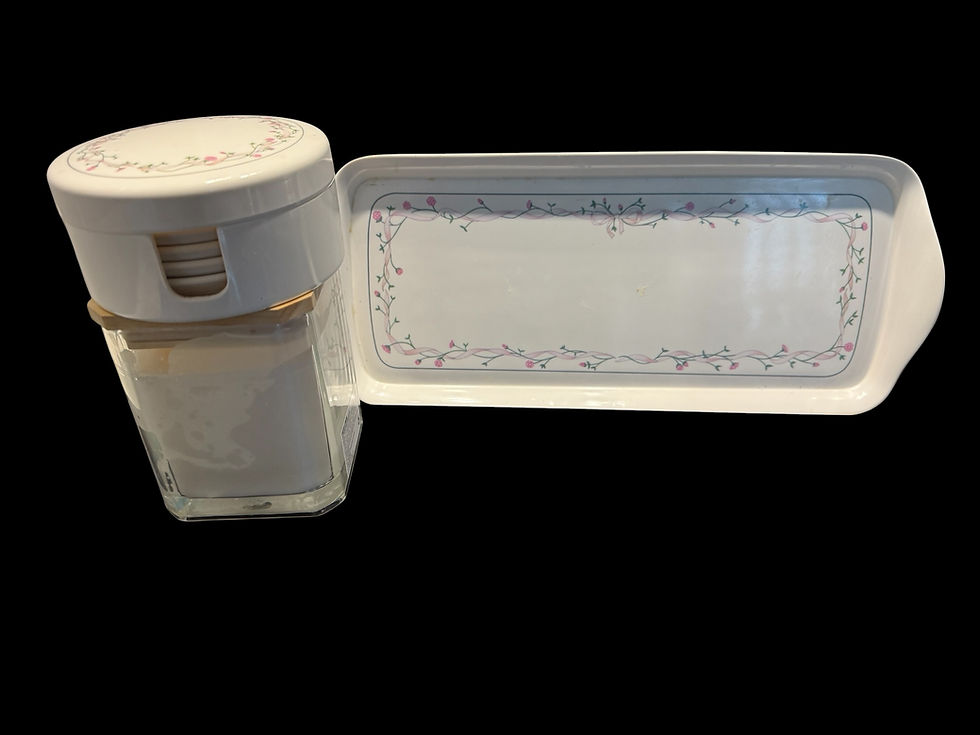 Thumbnail: Eternal Beau. Melamine coasters & tray 