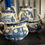 Miniatura: Imperfect. Set 6. Pallisy. Blue & White Ceramics. 