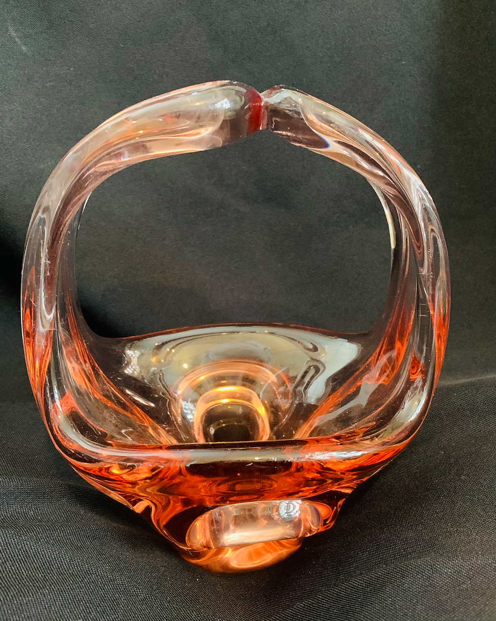 Thumbnail: Mid century Amber Glass dish