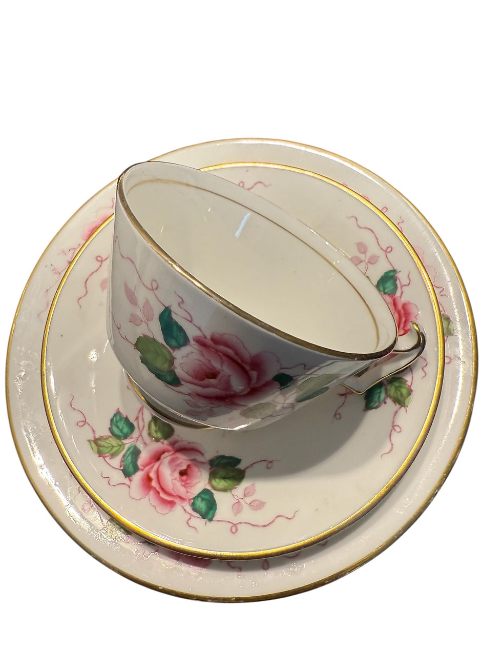 Miniaturbild: Antique teacup trio. Hancocks Of England