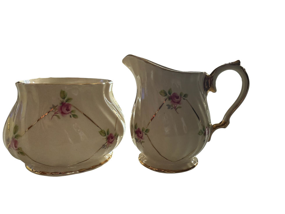 Thumbnail: Sadler Ceramic Milk Jug & Sugar Bowl