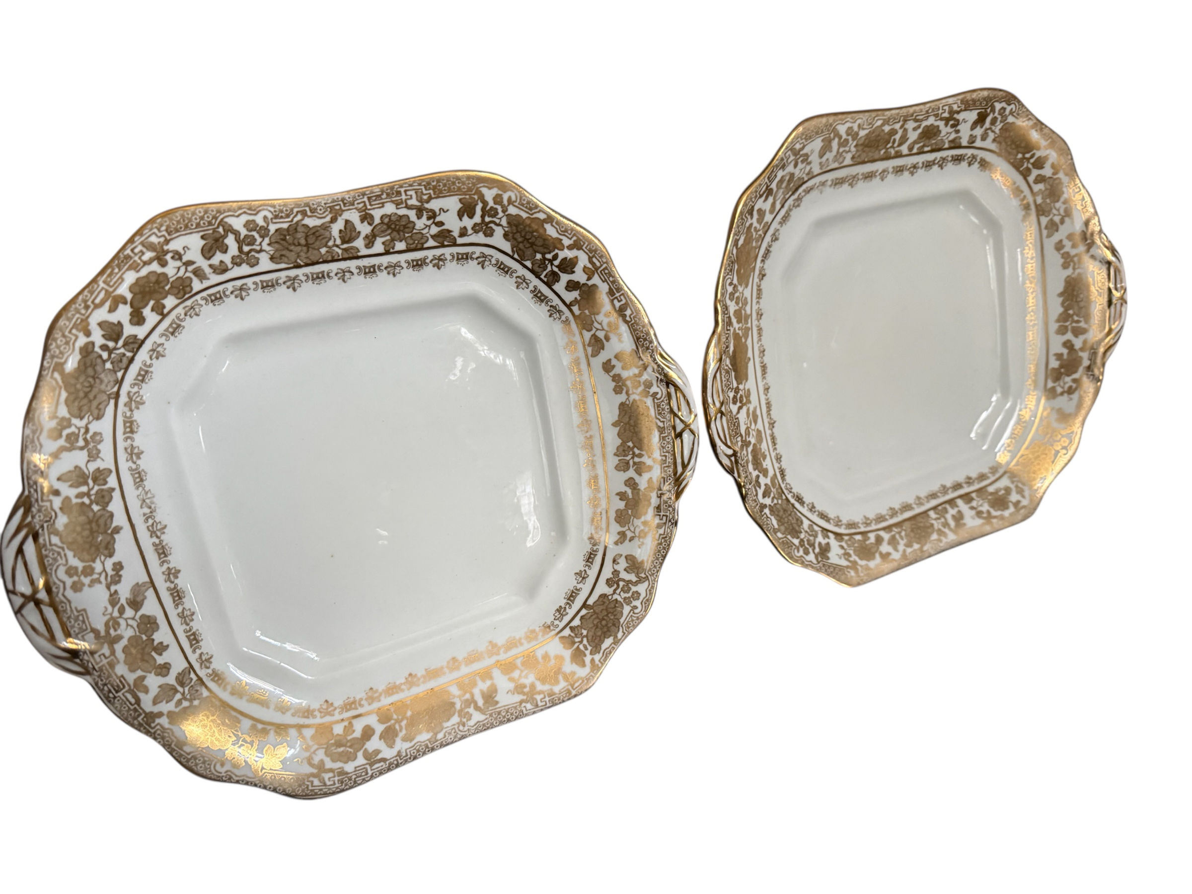 Antique. Hammersley. Victorian Cake Plates