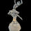 Thumbnail: Large Glass Ballerina Figurine 