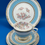 Thumbnail: English china quad. Plate, side plate, saucer & Cup