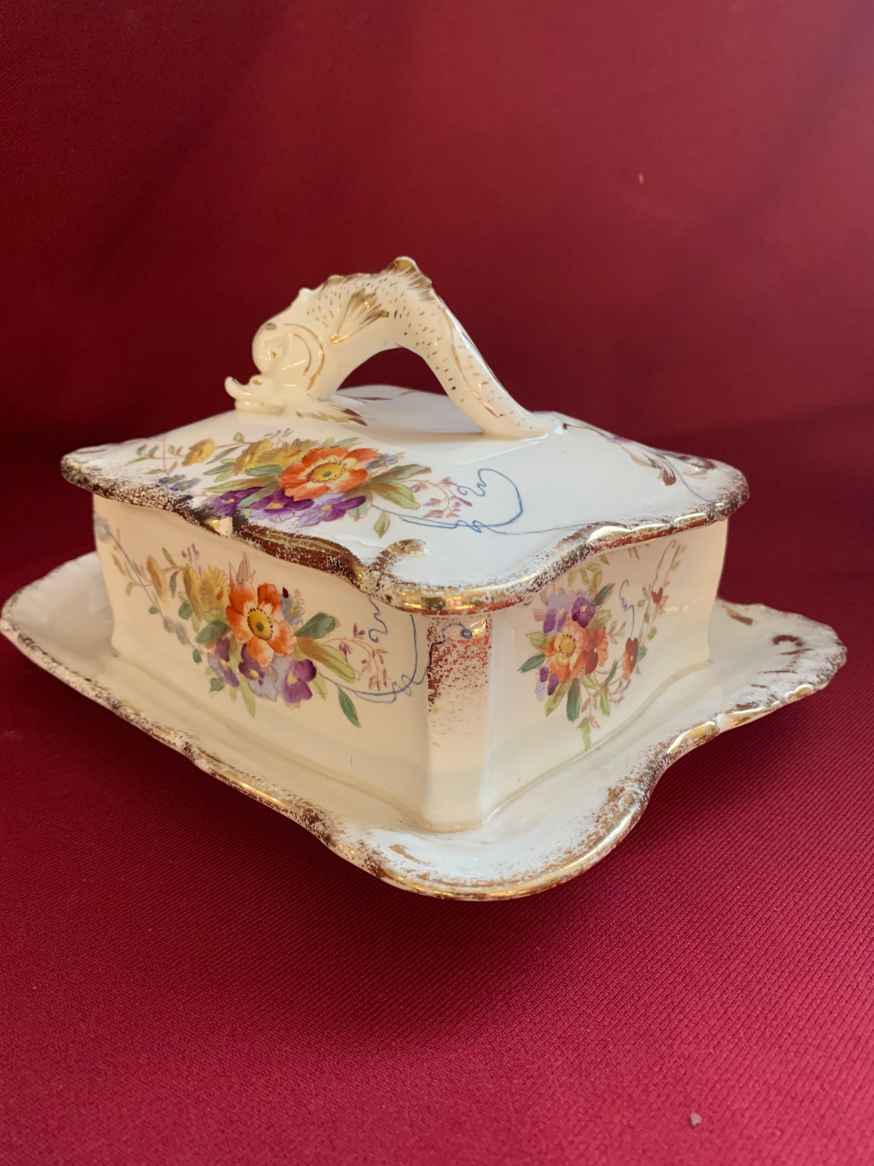 Large Victorian Cheese Dish