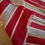 Miniature : Red/White stripe Retro Vintage Napkins. Set 4