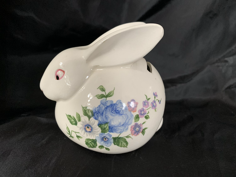 Miniatura: Vintage Money box. Rabbit. Bone china