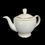 Thumbnail: Royal Albert. Large teapot. Gold & White