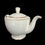 Thumbnail: Royal Albert. Large teapot. Gold & White