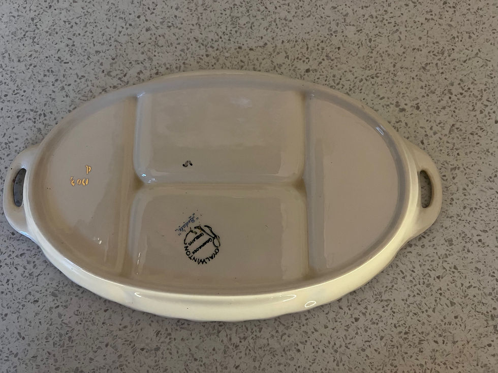 Miniatyrbilde: Royal Winton ‘Bedale’ Chintz Sectioned oval dish. 