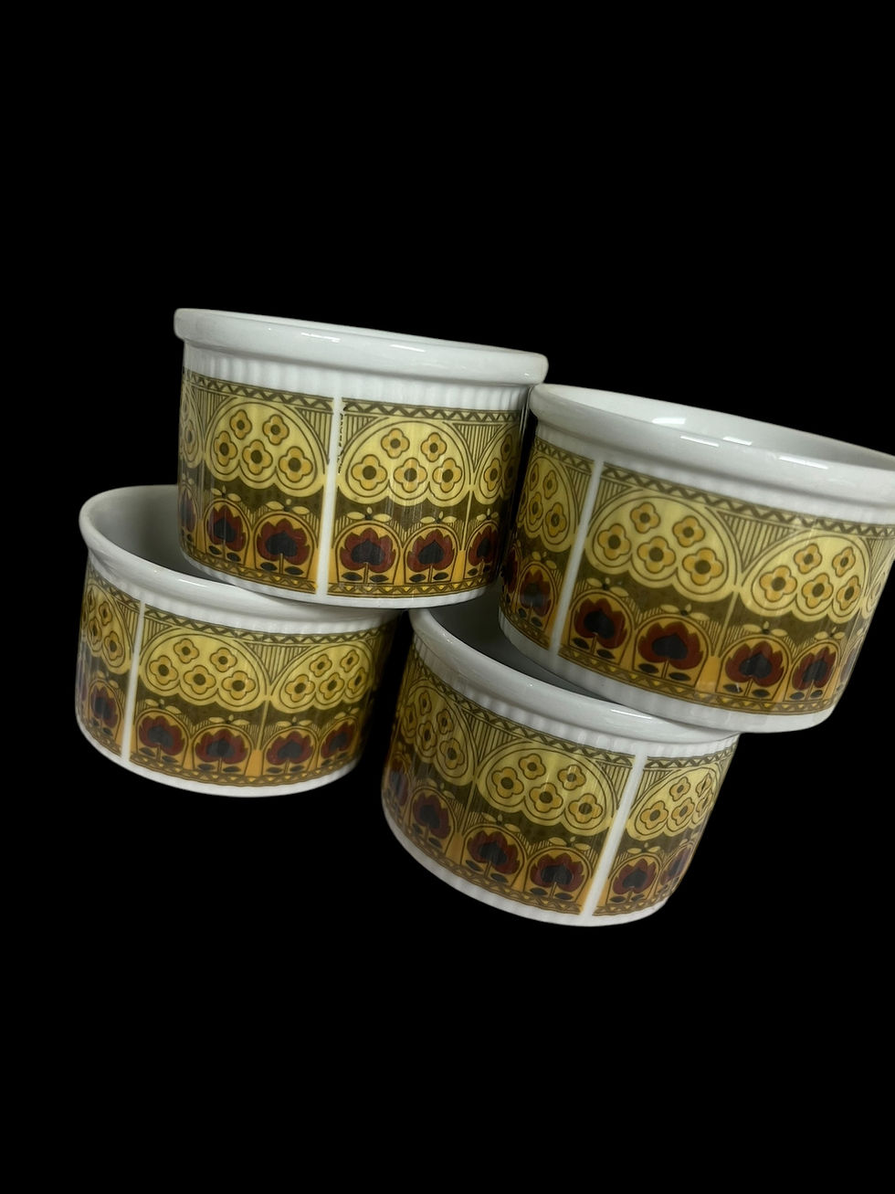 Pikkukuva: 4 Ramekins. Retro. Royal Doulton. English china. 
