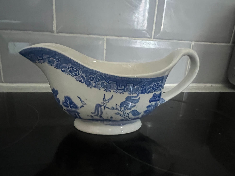 Μικρογραφία: Old Willow. Blue & White. Sauce/Gravy Boat
