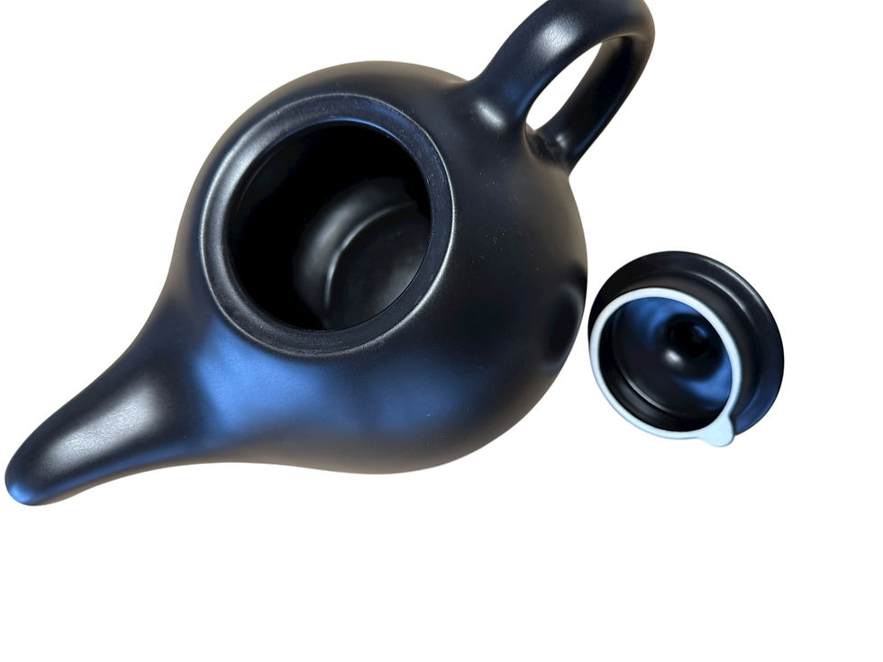 Miniatura: Large Teapot. Ceramic Black