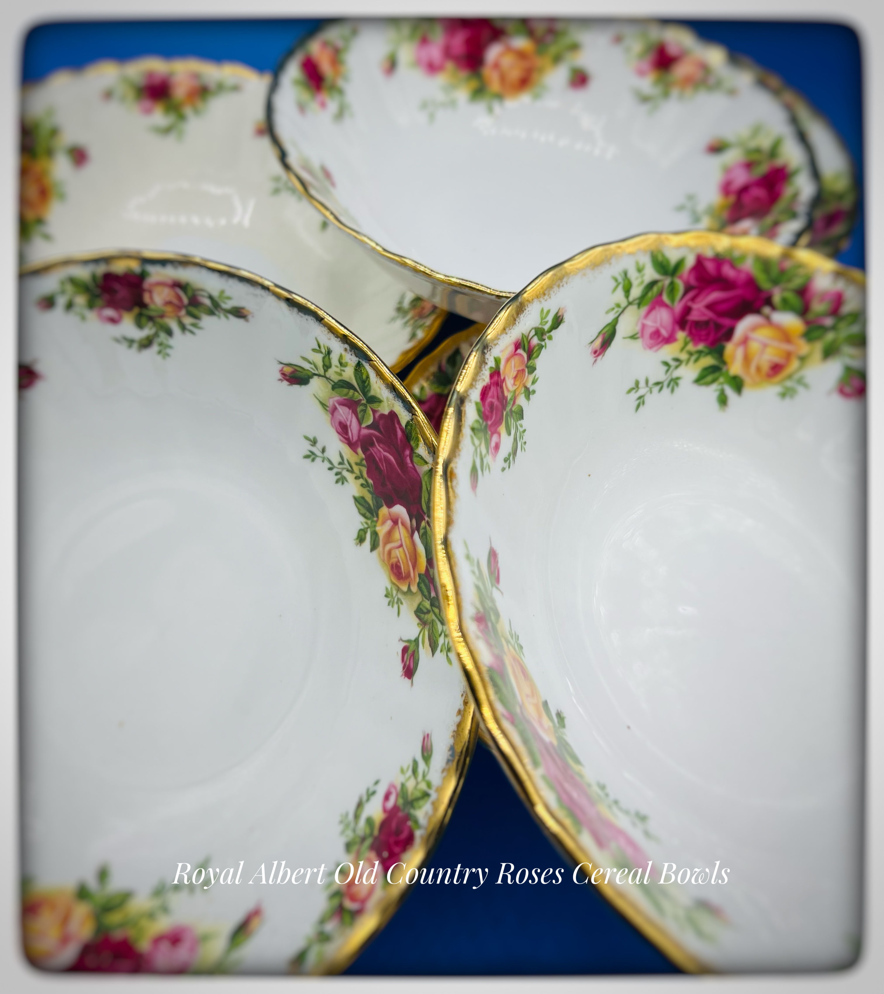 Royal Albert. Set 6 Old Country Roses Bowls
