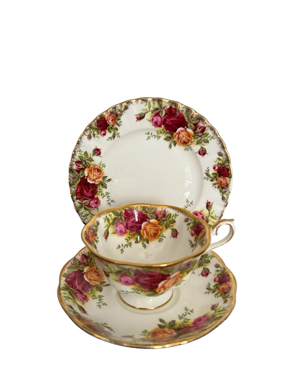 תמונה ממוזערת: Royal Albert. Old Country Roses. Avon Shape Trio