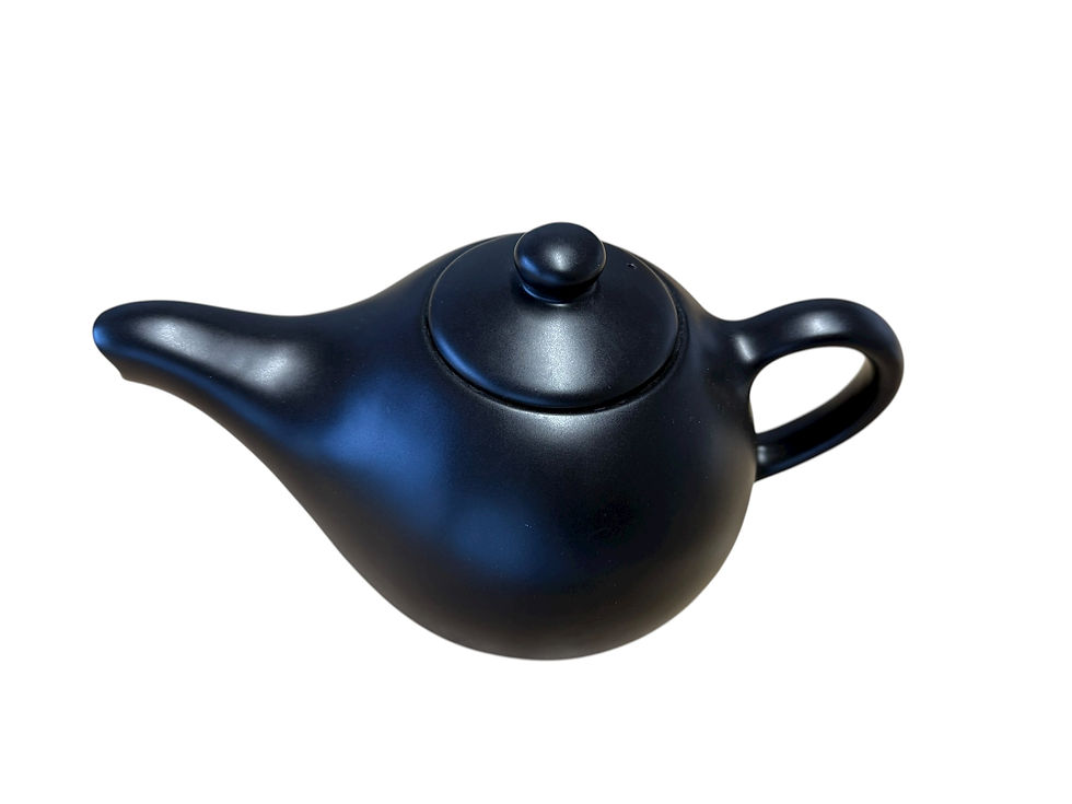 Miniatura: Large Teapot. Ceramic Black