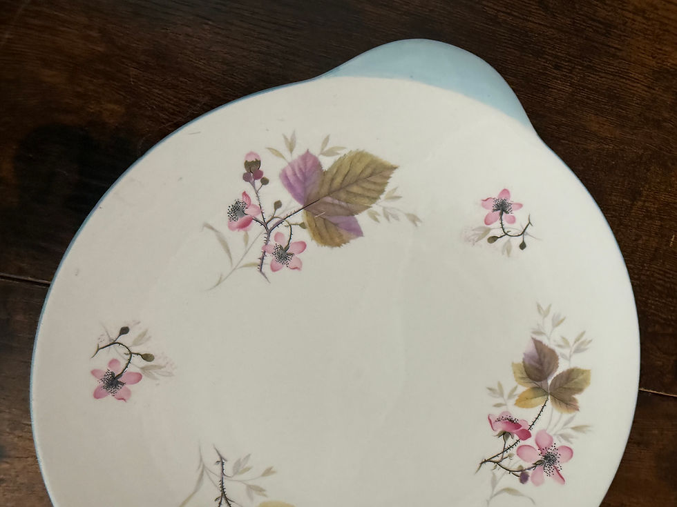 Miniaturebillede: Shelley. Vintage Cake Plate. 