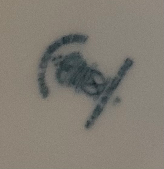 Küçük resim: Antique demitasse cup & saucer