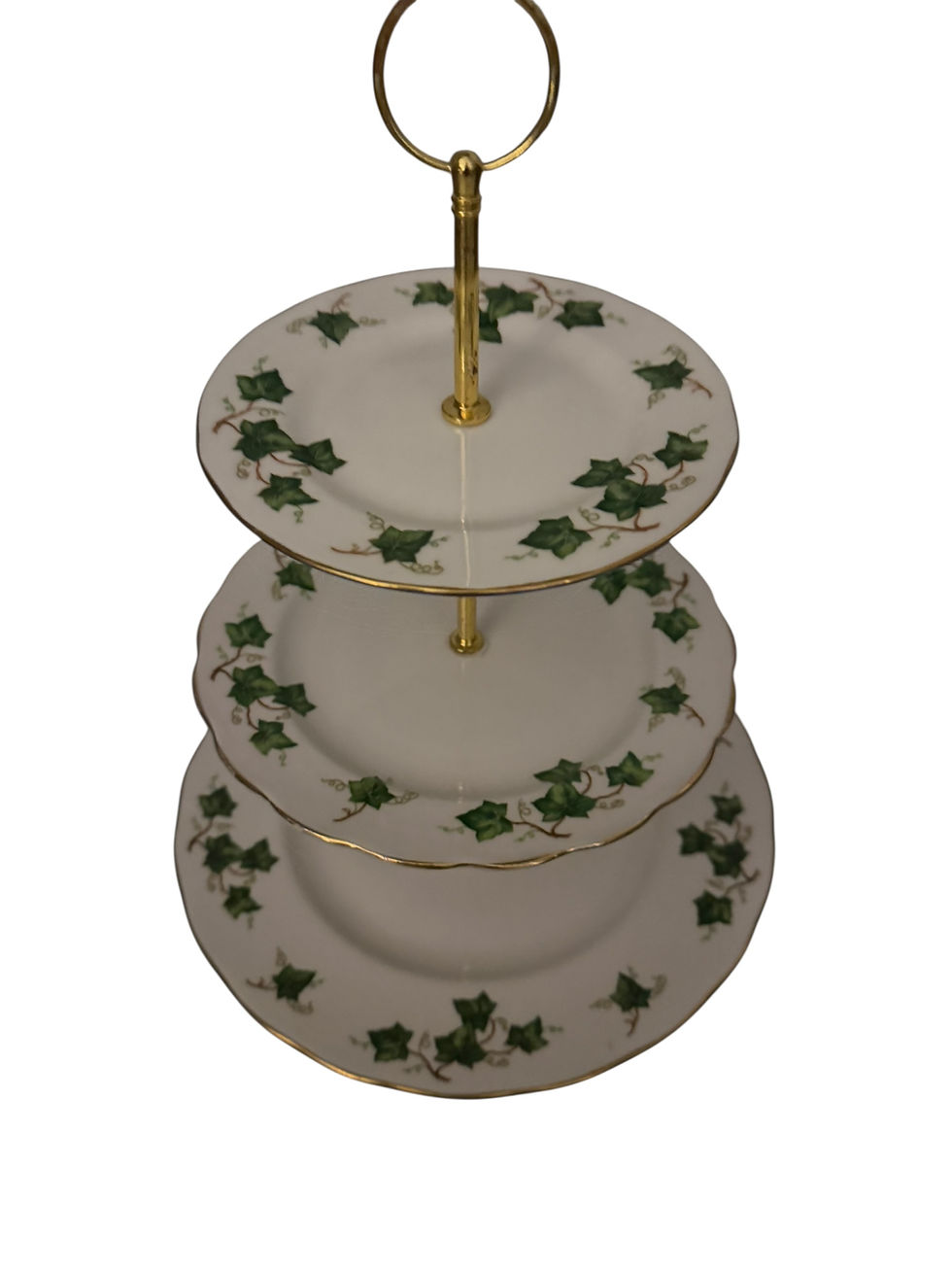 Thumbnail: Colclough English China. Ivy Leaf Cake Stand