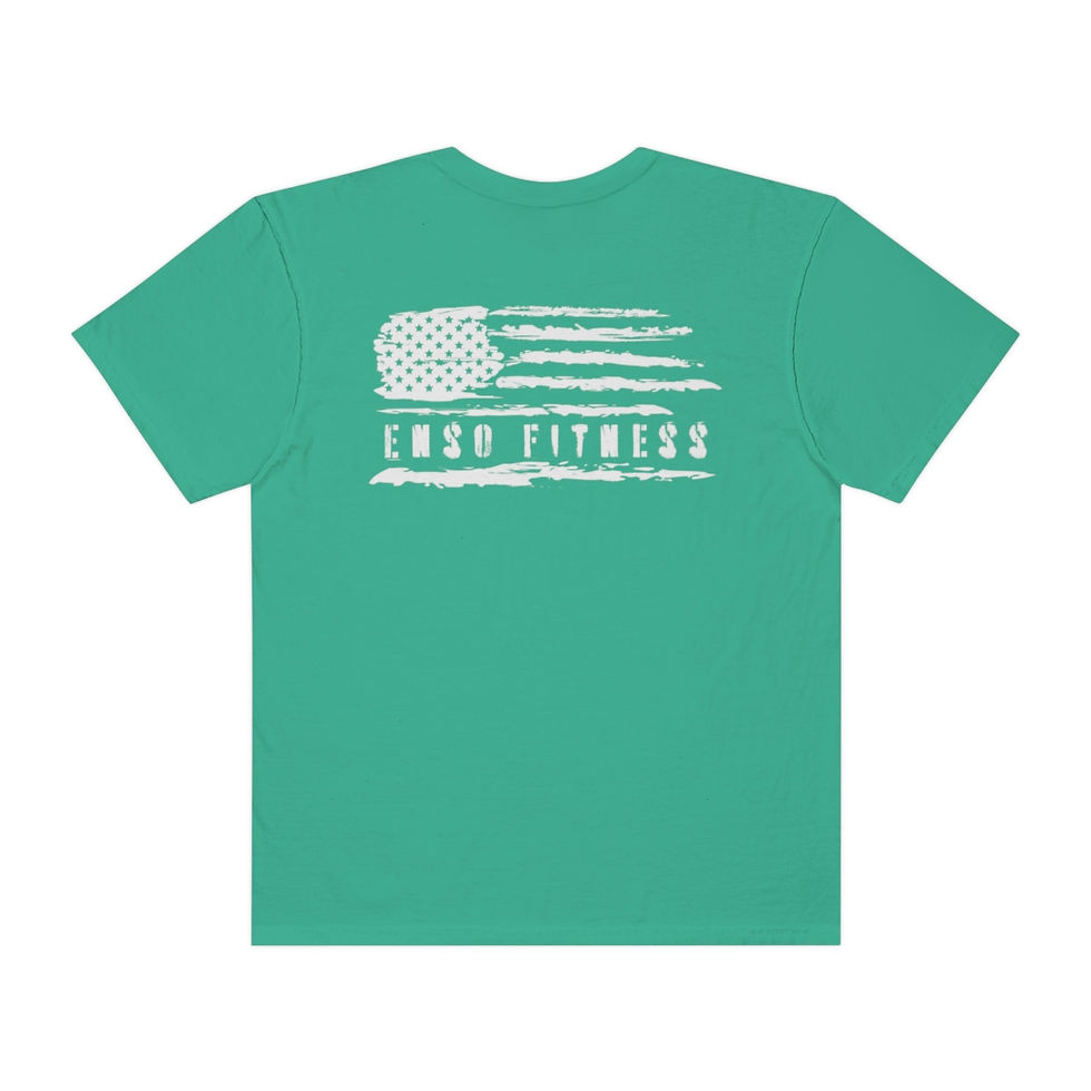 Thumbnail: USA Flag Enso Fitness Shirt
