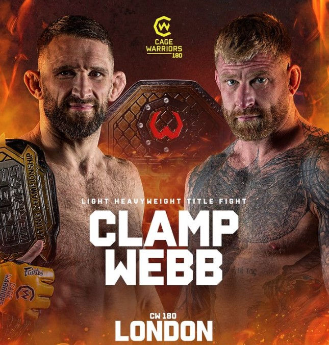 Andy Clamp contre James Webb au Cage Warriors 180